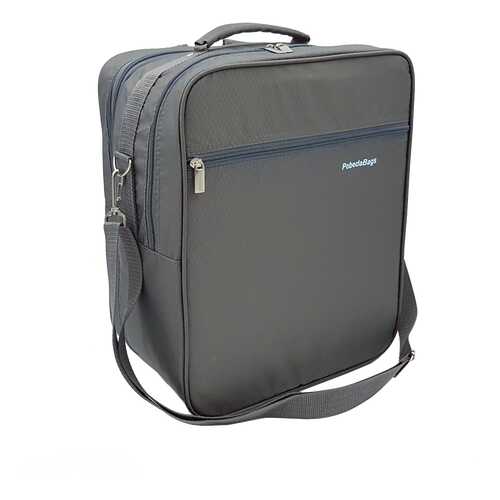Рюкзак-трансформер для ручной клади Pobedabags 36x30x27 серый в Орби