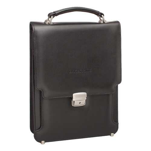 Портфель мужской кожаный Lakestone Gilbert 943020/BL черный в Орби
