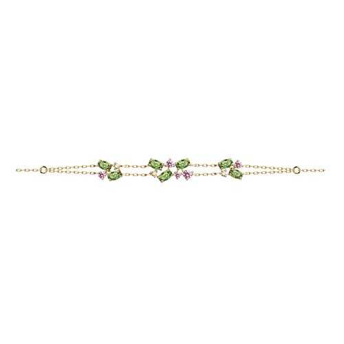 Браслет женский SOKOLOV из золота с фианитами Swarovski 81050038 р.17 в Орби