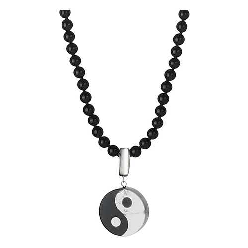 Бусы My-bijou Инь-Ян, агат черный 65 см в Орби