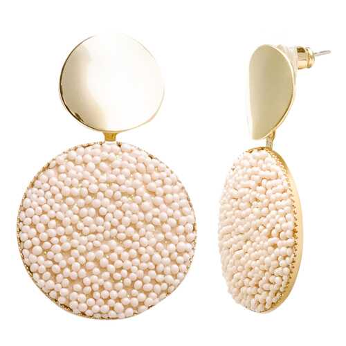 Серьги Corona style B003EKB10401-BEIGE в Орби