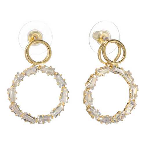 Серьги Corona Style B005E1127252 золотистые в Орби