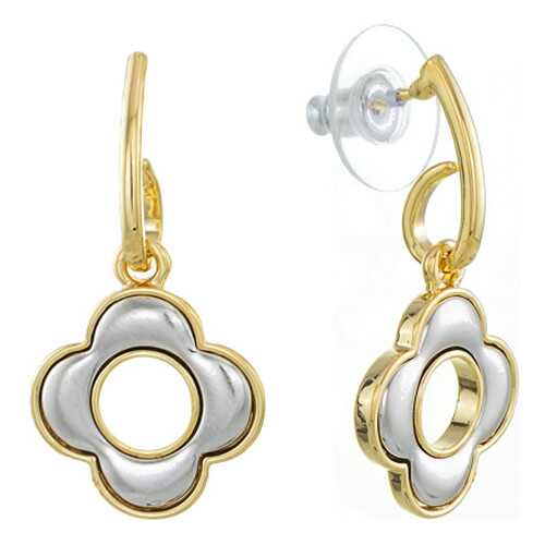 Серьги Corona Style B011E74298 золотисто-серые в Орби