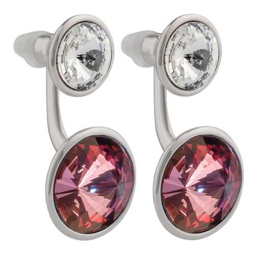Серьги женские Fiore Luna A1708.9.1 розовые/серебристые в Орби