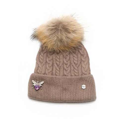 Шапка женская Vera Victoria Vito 22-902-6 коричневая ONE SIZE в Орби