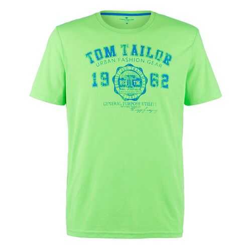 Футболка мужская TOM TAILOR 1008637 зеленая XL в Орби