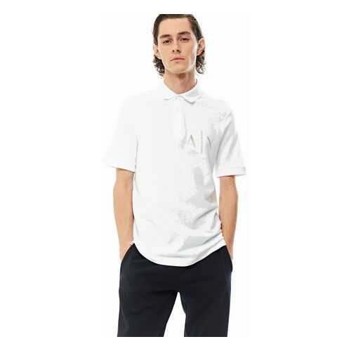 Футболка-поло мужская Armani Exchange 3HZFAL ZJM5Z белая XL в Орби