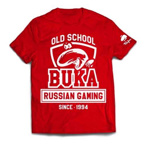 Футболка унисекс BUKA OLD SCHOOL красная 2XL в Орби