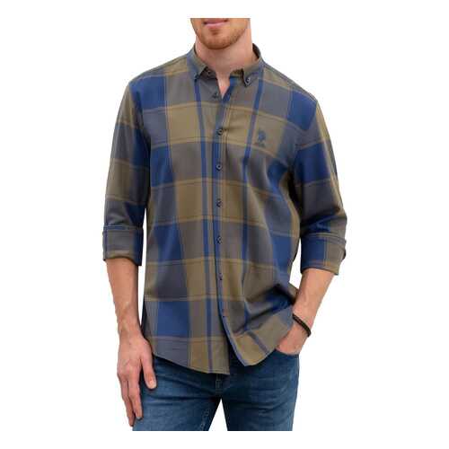 Рубашка мужская U.S. POLO Assn. G081GL0040LERA зеленая M в Орби