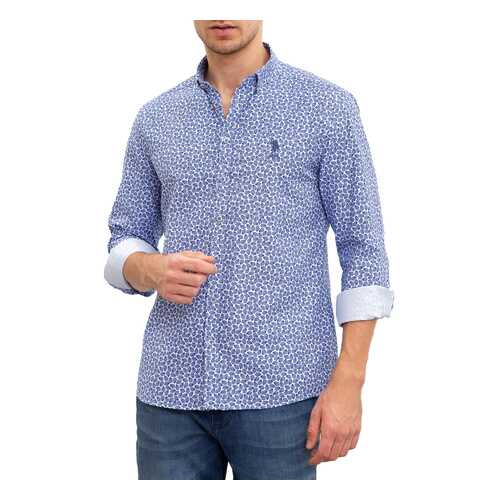 Рубашка мужская U.S. POLO ASSN. G081SZ0040WANDEL синяя S в Орби