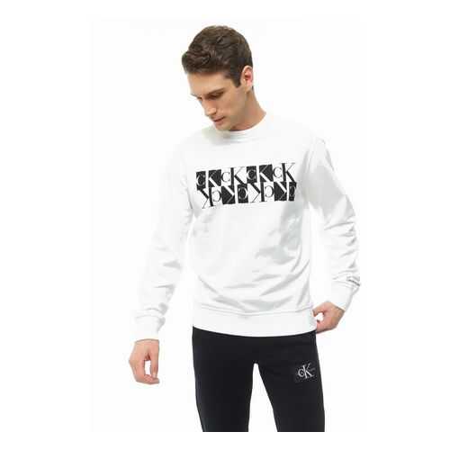 Свитшот мужской Calvin Klein Jeans J30J314125.YAF0 белый XXL в Орби