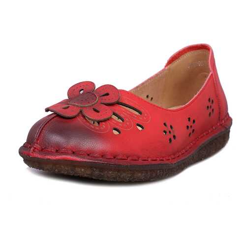 Балетки женские Alessio Nesca Comfort AMG19SS-34 красные 37 RU в Орби