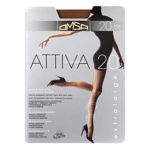 Колготки Omsa ATTIVA 20 XXL / Lola (Темный загар) / 6 (XXL) в Орби