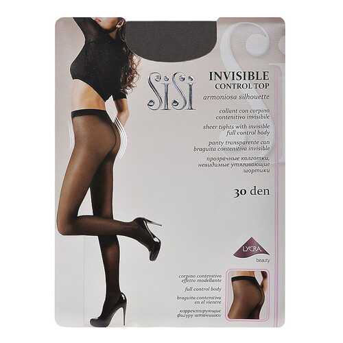 Колготки SiSi INVISIBLE CONTROL TOP 30 / Grafite (Мокрый асфальт) / 2 (S) в Орби