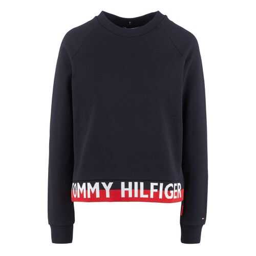 Свитшот женский Tommy Hilfiger WW0WW27179 синий M в Орби