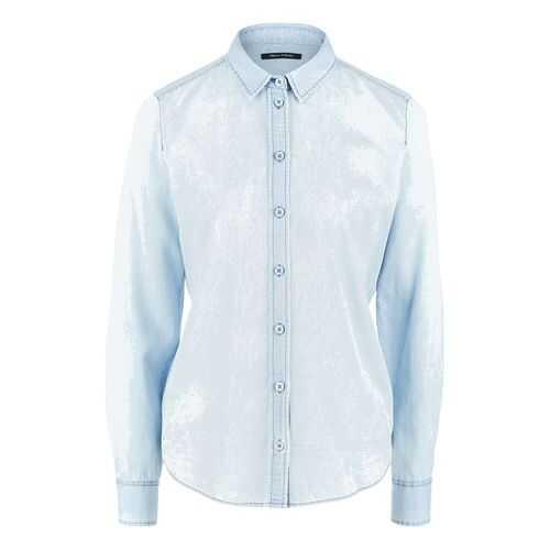 Рубашка женская Marc O’Polo 088742009/865 синяя 38 EU в Орби