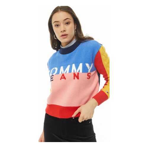 Джемпер женский Tommy Jeans DW0DW07631 TE6 разноцветный XS в Орби