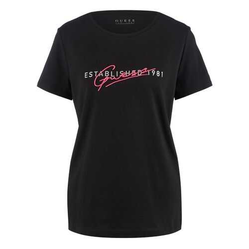 Футболка женская Guess W0YI47-I3Z00 черная XS в Орби