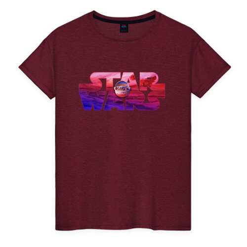 Футболка женская ВсеМайки 2147265 красная XL в Орби