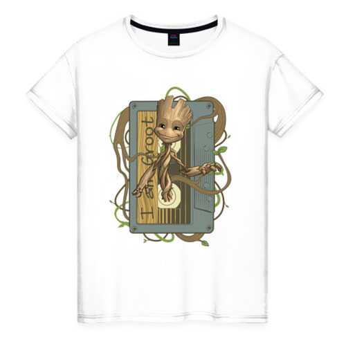 Футболка женская ВсеМайки 2166493 белая XXXL в Орби
